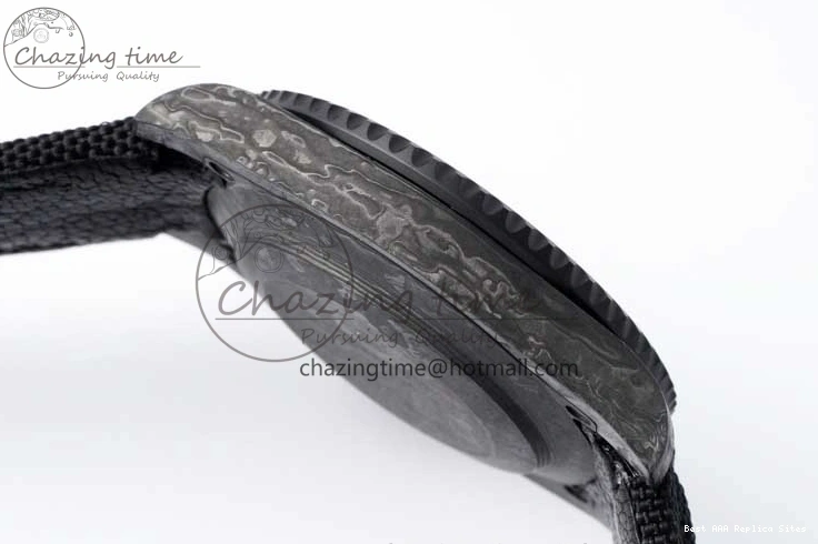 Good Copy Rolex Watches DIW Black Edition Carbon Black Strap AllSeason Nylon VSF 1:1 White VS Dial Best 2165 on Submariner 0121